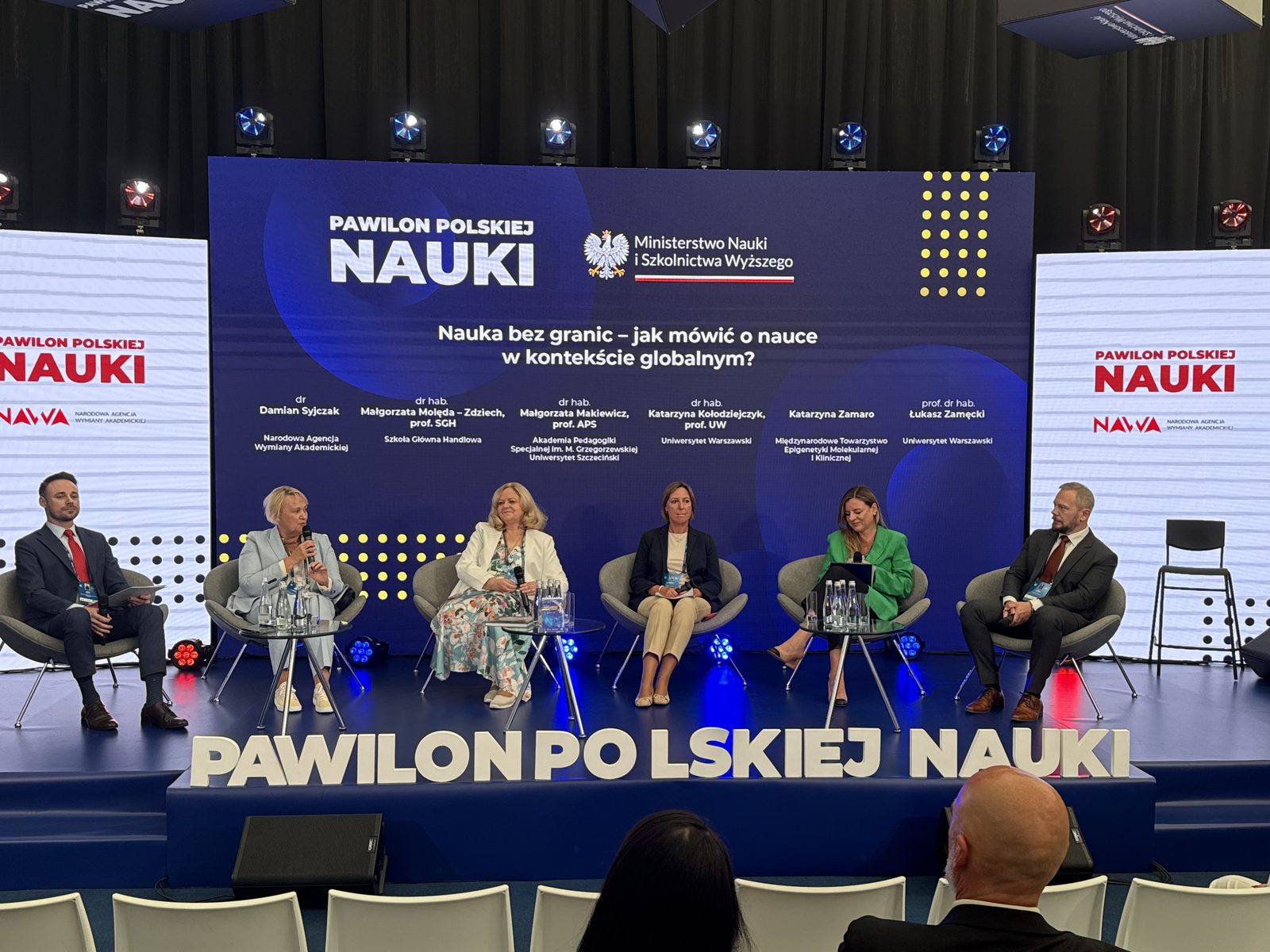 Panel w Pawilonie Polskiej Nauki